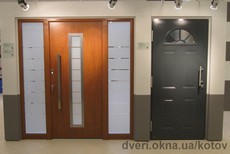 Теплые входные двери Hormann в Чернигове.